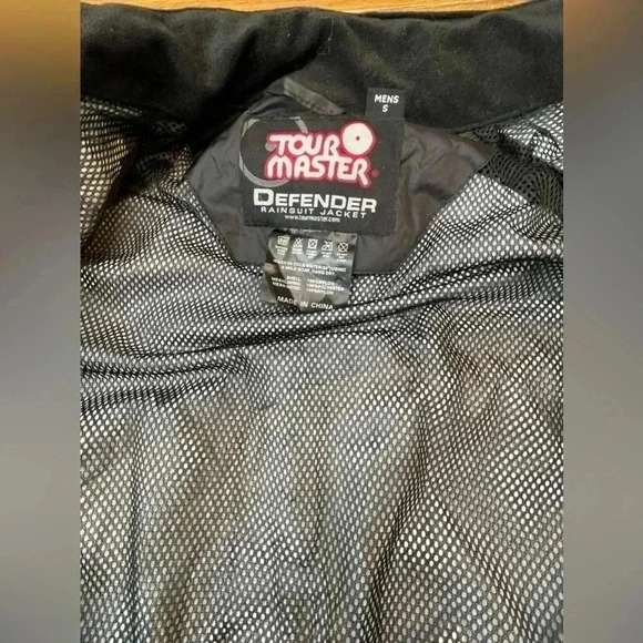 Tour Master | Motorcycle Rain Jacket | highly Reflective | Grey/White/Black | S - Picture 3 of 4